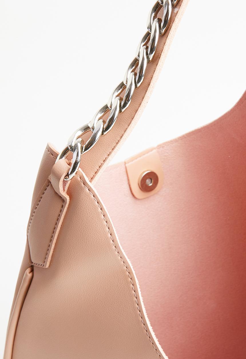 STYLE REPUBLIC - Metal chain shoulder bag - pink