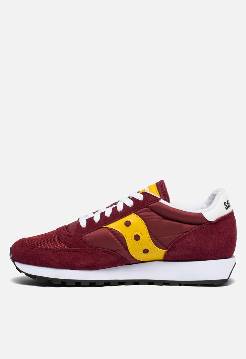 Saucony Originals - Jazz vintage - maroon/yellow