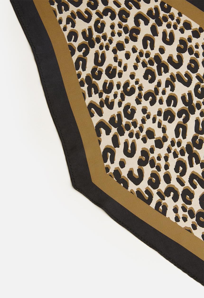 STYLE REPUBLIC - Animal print neck tie - brown