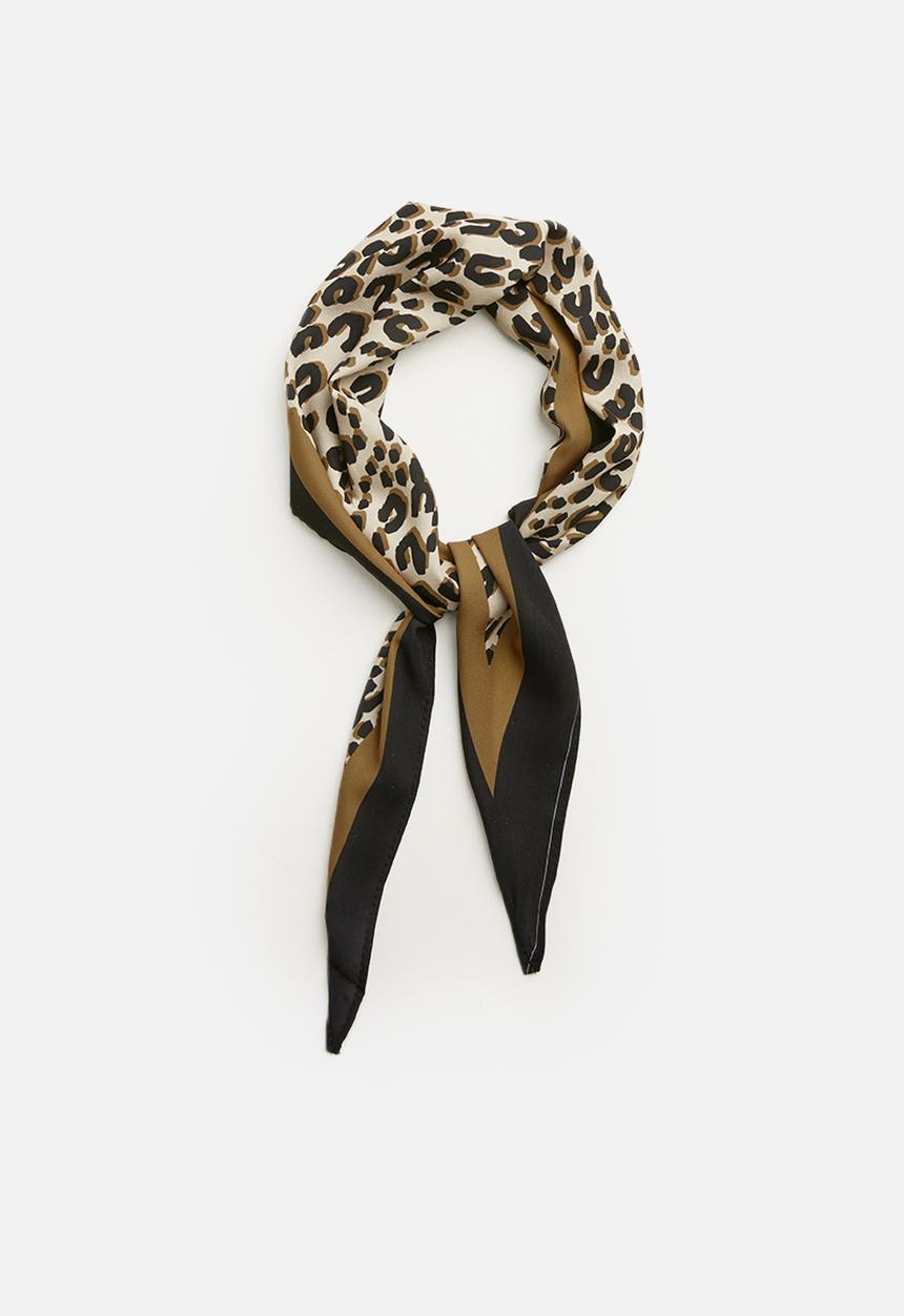STYLE REPUBLIC - Animal print neck tie - brown
