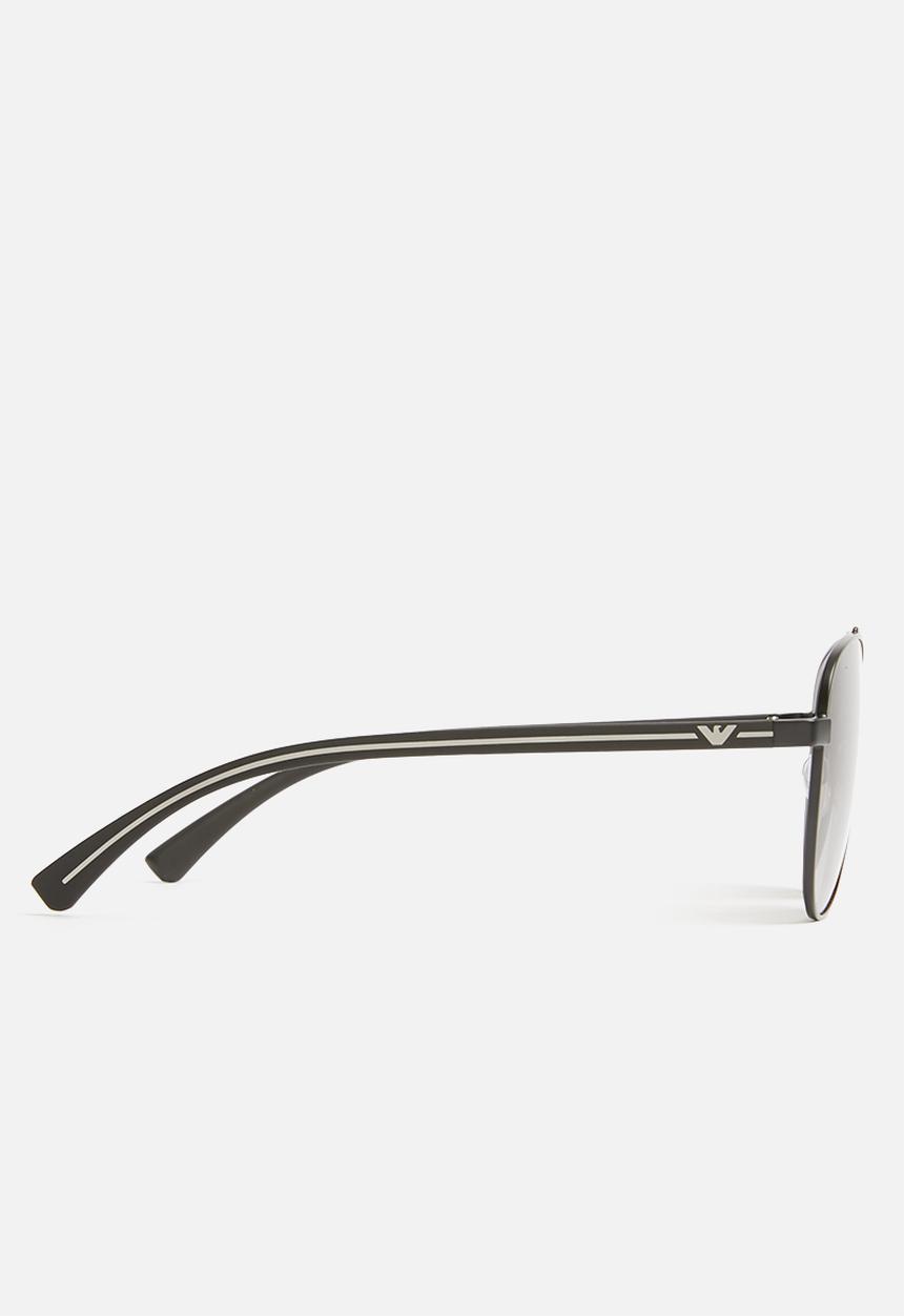 Emporio Armani - Aviator sunglasses - matte black