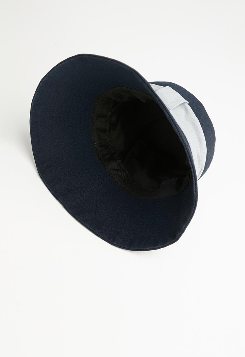 Superbalist - Grey band bucket hat - navy & grey 
