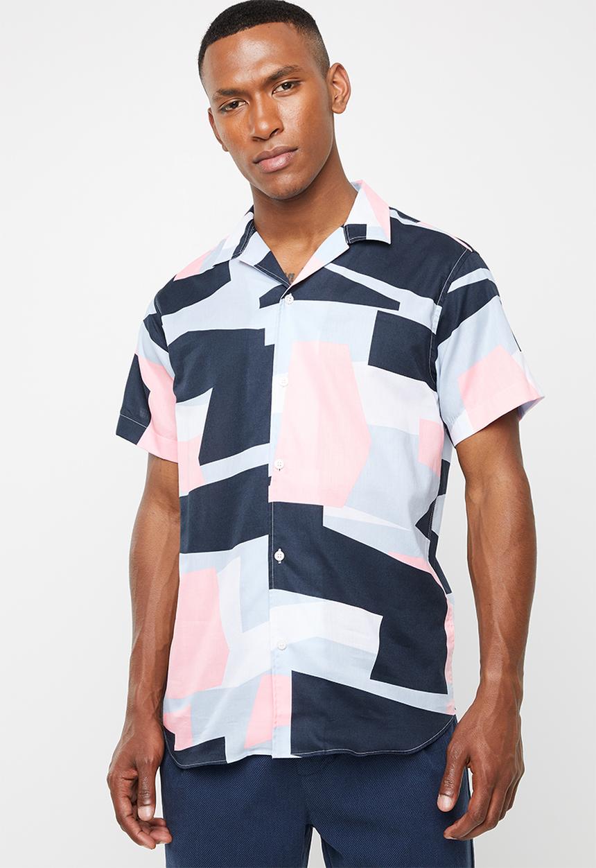 Selected Homme - Art regular fit all over print shirt - multi