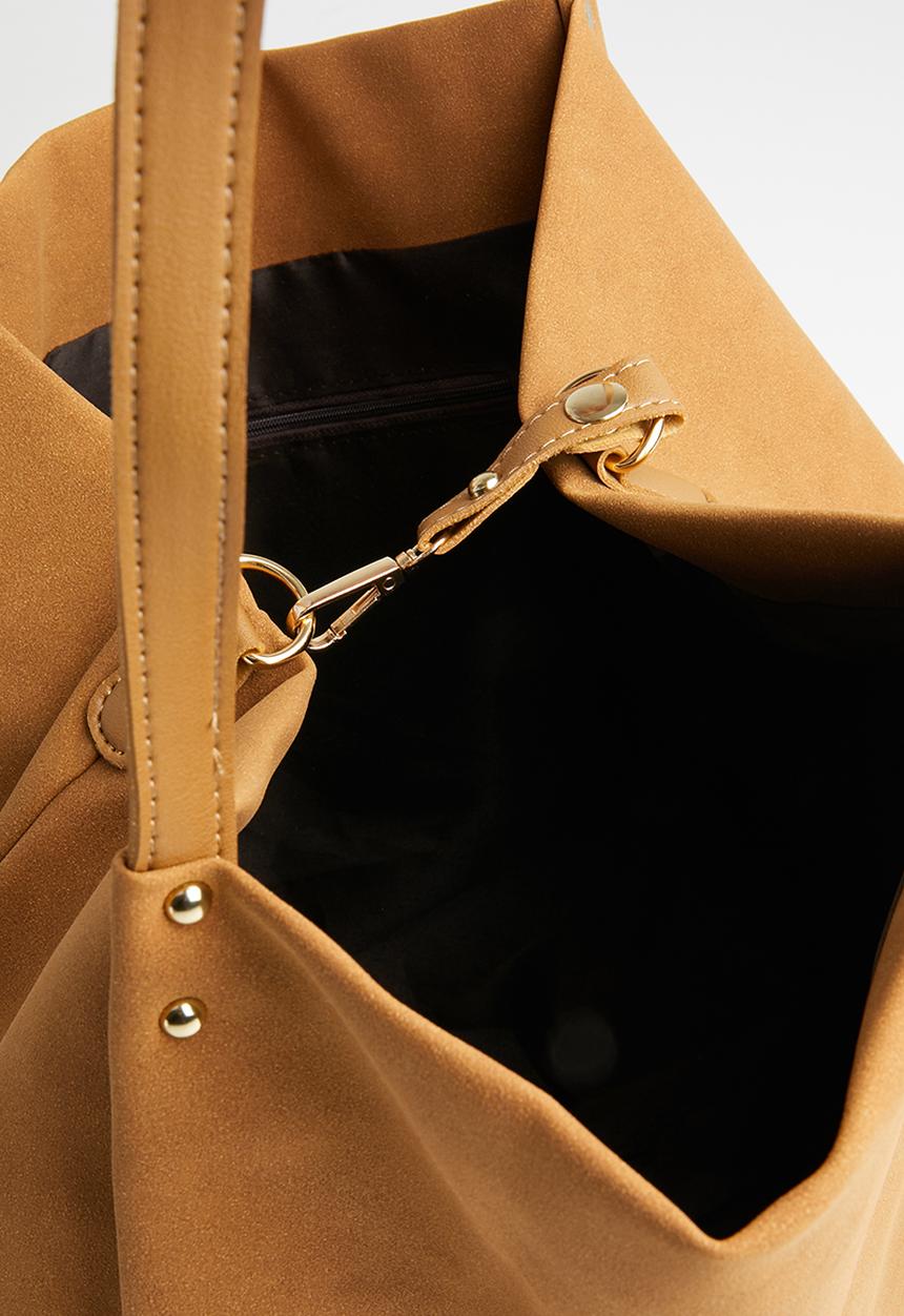 STYLE REPUBLIC - Hobo shopper bag - tan