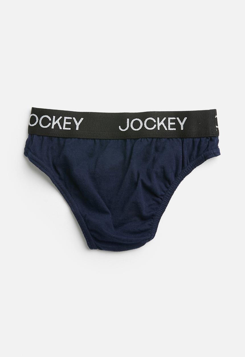 Jockey - 3 Pack plain boys jockey briefs - multi