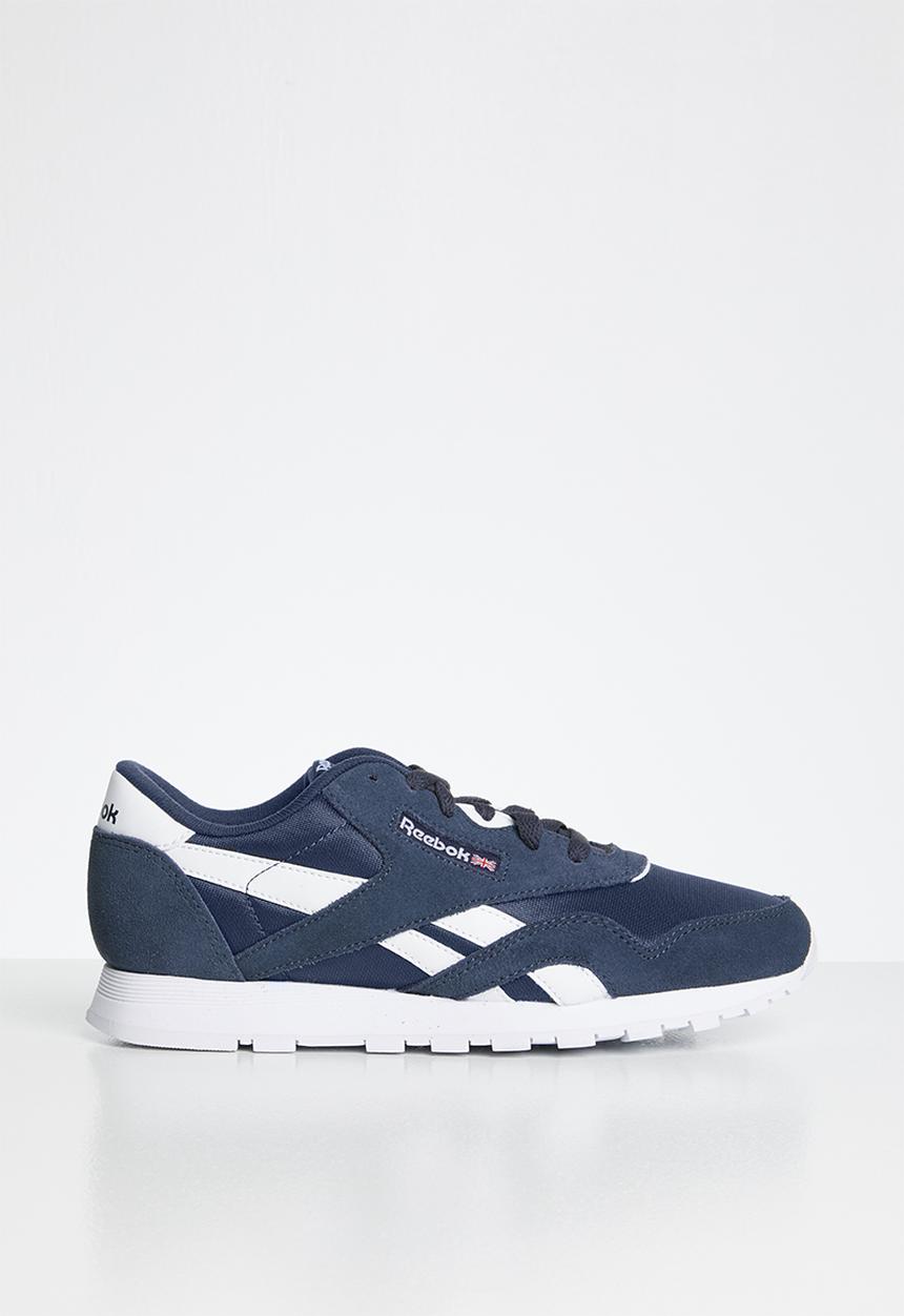 Reebok Classic - Teens classic nylon sneaker - heritage navy/white