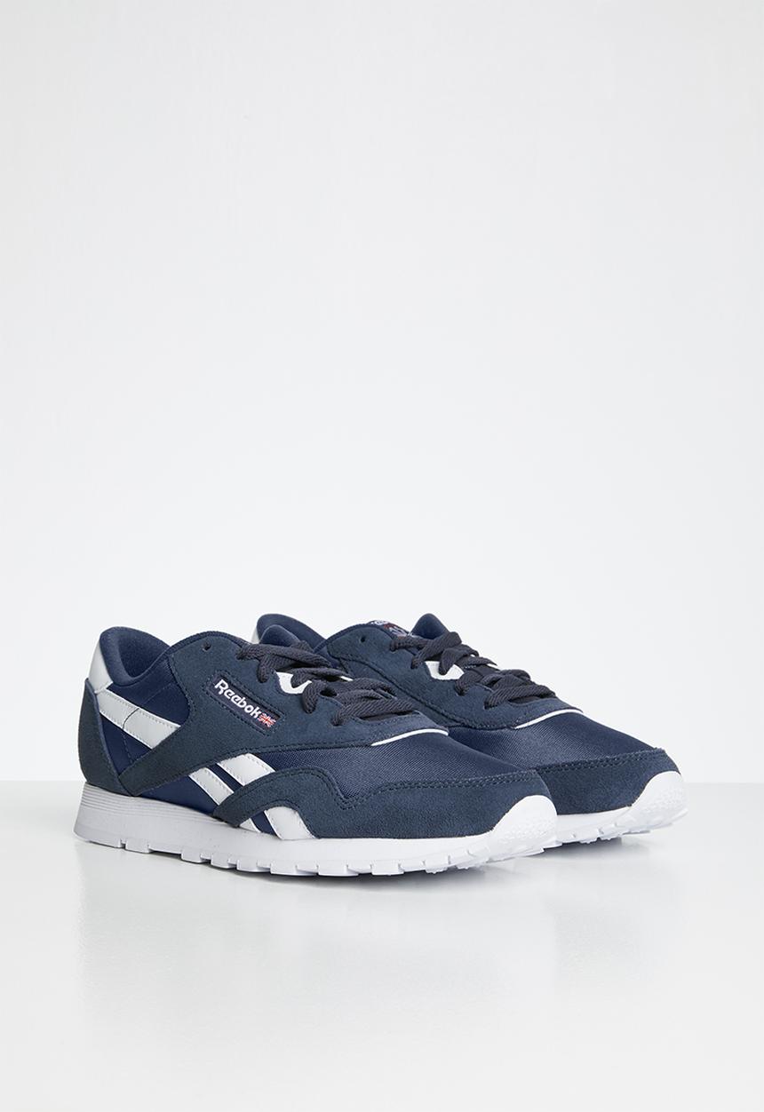 Reebok Classic - Teens classic nylon sneaker - heritage navy/white
