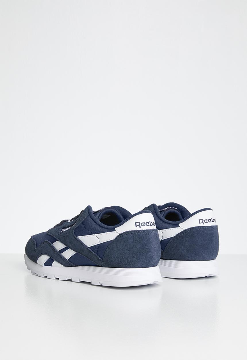 Reebok Classic - Teens classic nylon sneaker - heritage navy/white