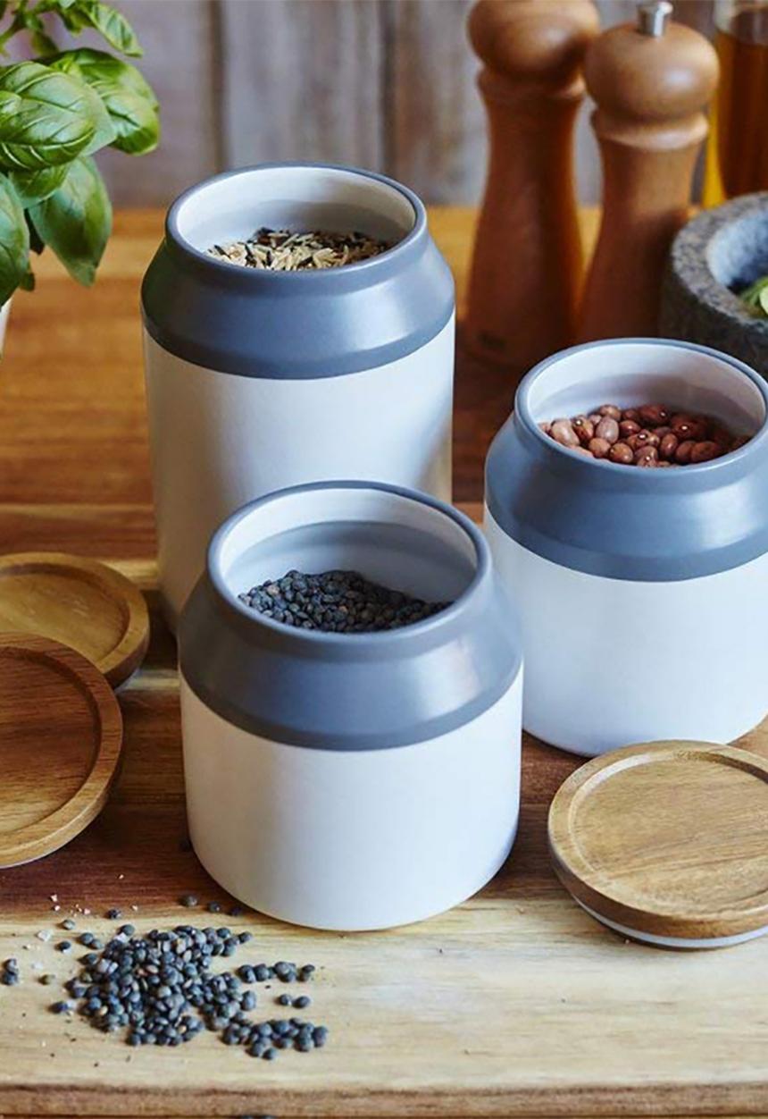 Jamie Oliver - Ceramic storage jar - grey 