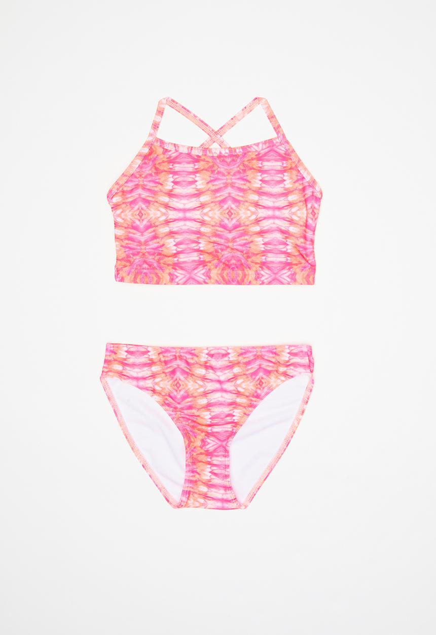 Rebel Republic - Printed 2 piece swimsuit - pink
