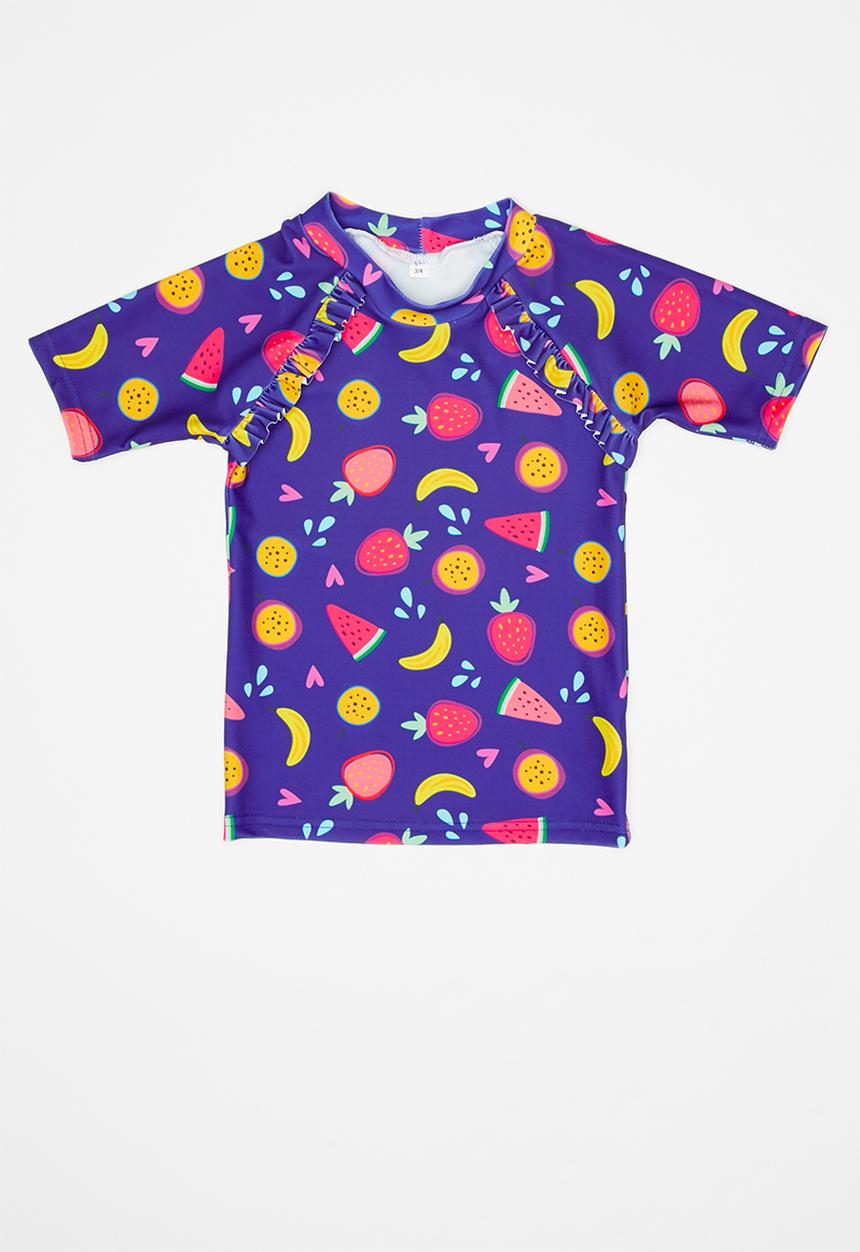 Pop Candy - Rash fruit print vest - purple
