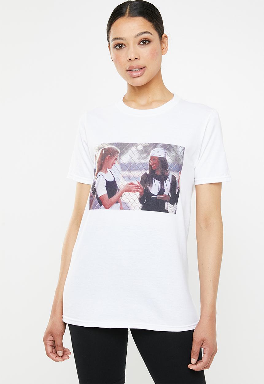 Missguided - Clueless graphic T-shirt - white