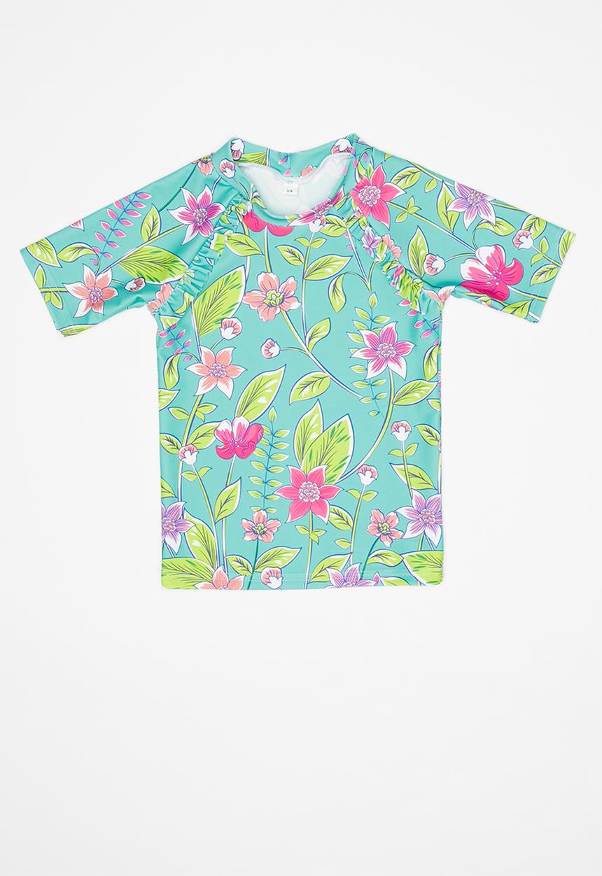 Pop Candy - Rash floral print vest - turquoise