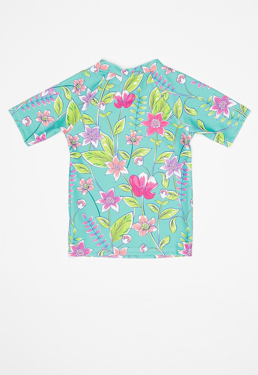 Pop Candy - Rash floral print vest - turquoise