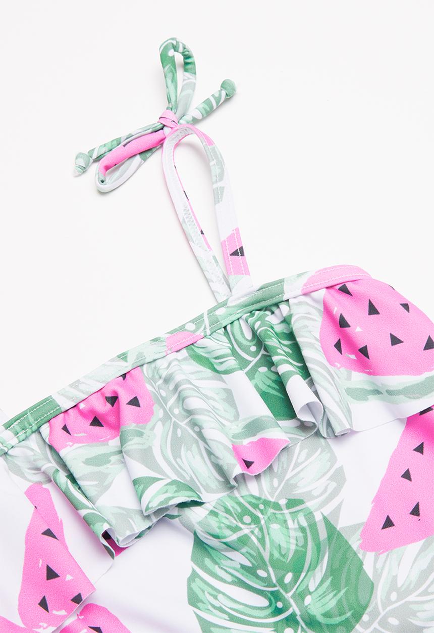Pop Candy - 2 Piece watermelon print swimsuit - multi