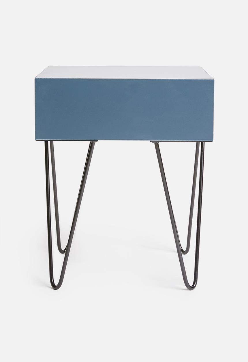 Sixth Floor - Penn bedside table - blue