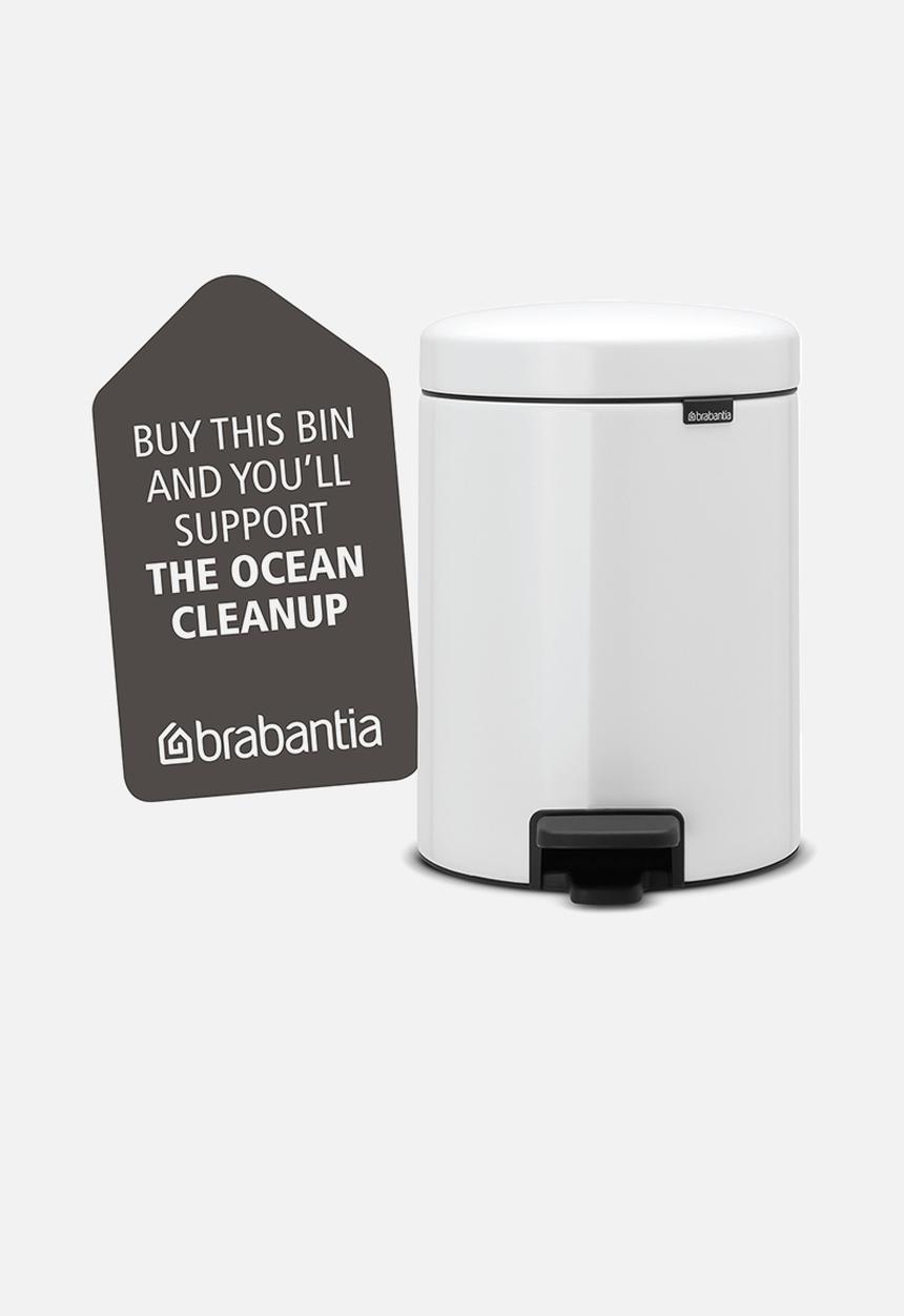 Brabantia - 5 L Pedal bin newicon - white