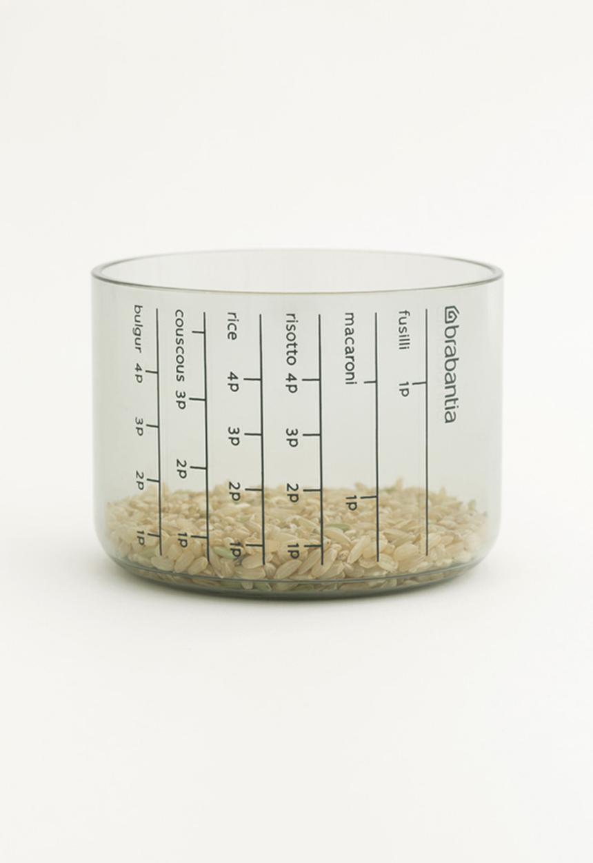 Brabantia - Large storage jar with measuring cup