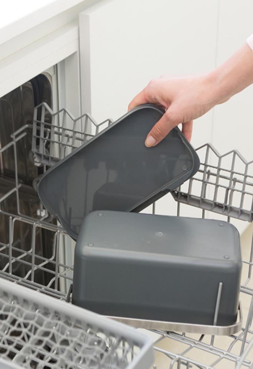 Brabantia - Food waste caddy - dark grey