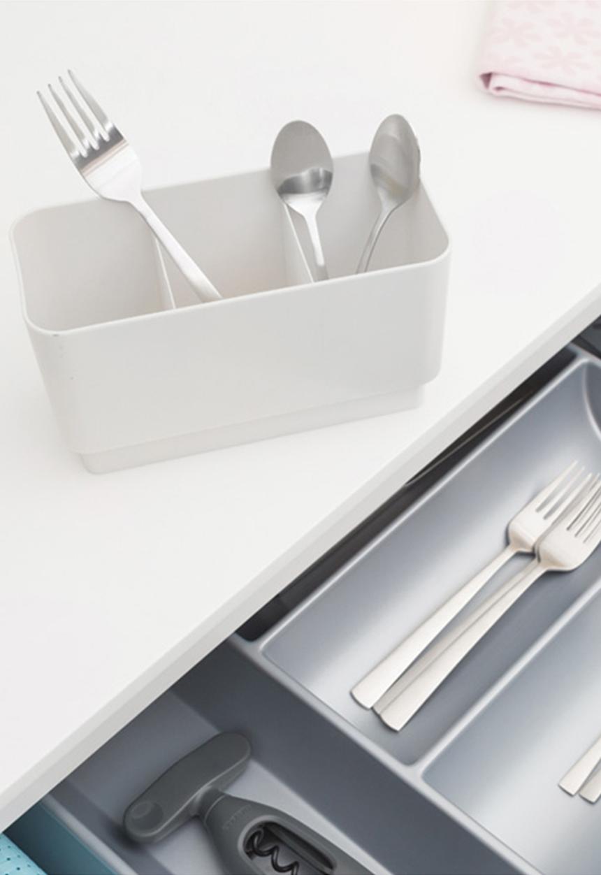 Brabantia - Compact dish drying rack - light grey