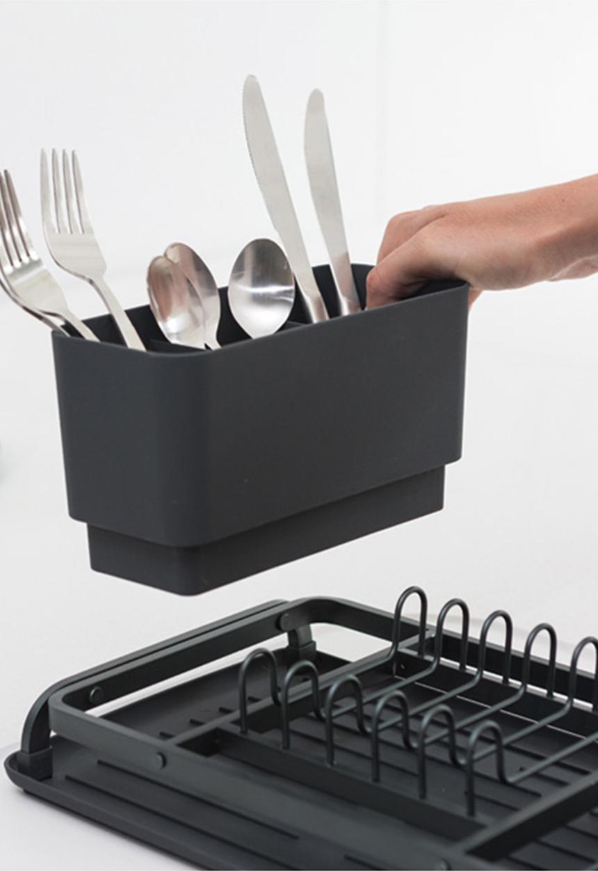Brabantia - Compact dish drying rack - dark grey