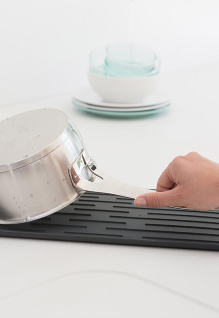 Brabantia - Compact dish drying rack - dark grey