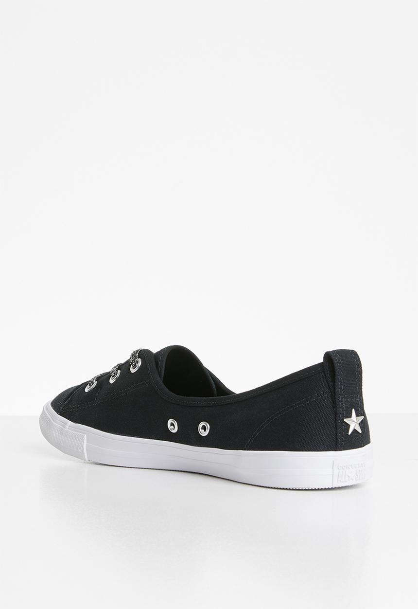 Converse - Chuck Taylor All Star ballet lace starware - black/silver/white