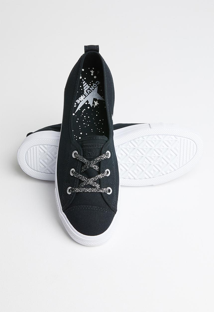 Converse - Chuck Taylor All Star ballet lace starware - black/silver/white