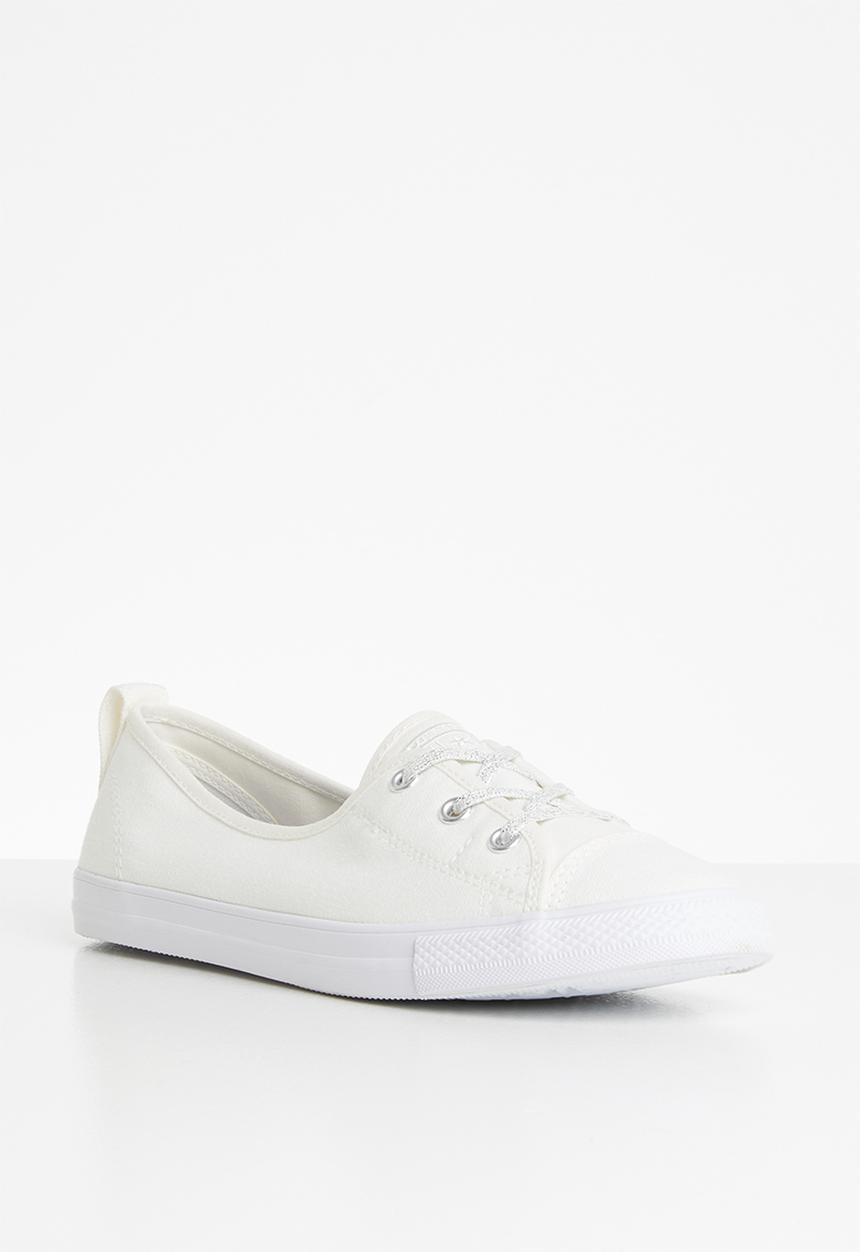 Converse - Chuck Taylor All Star ballet lace starware - vintage white/silver