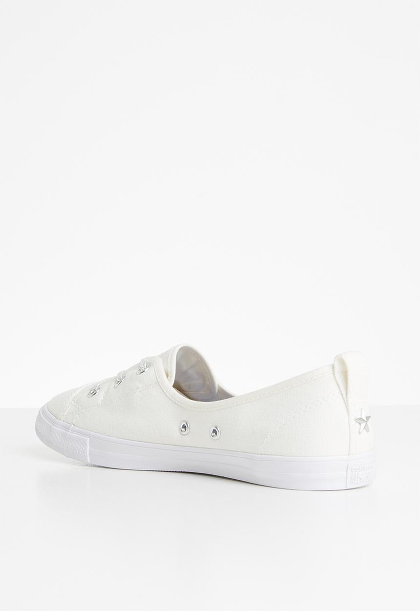 Converse - Chuck Taylor All Star ballet lace starware - vintage white/silver