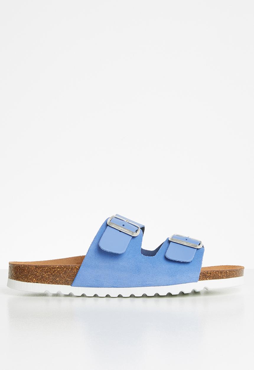 Vero Moda - Carla leather sandal - blue 