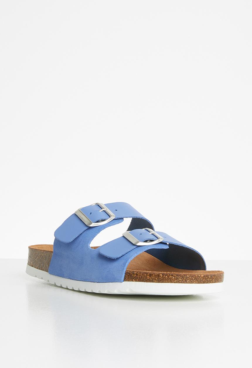 Vero Moda - Carla leather sandal - blue 