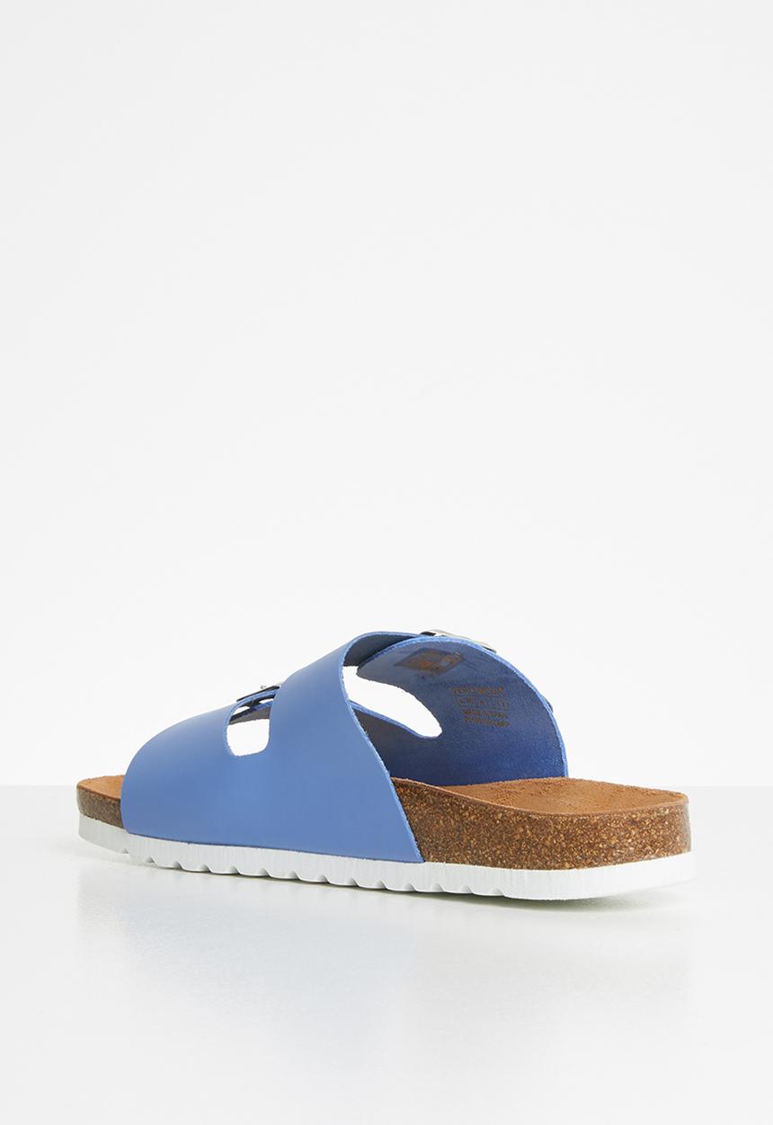 Vero Moda - Carla leather sandal - blue 