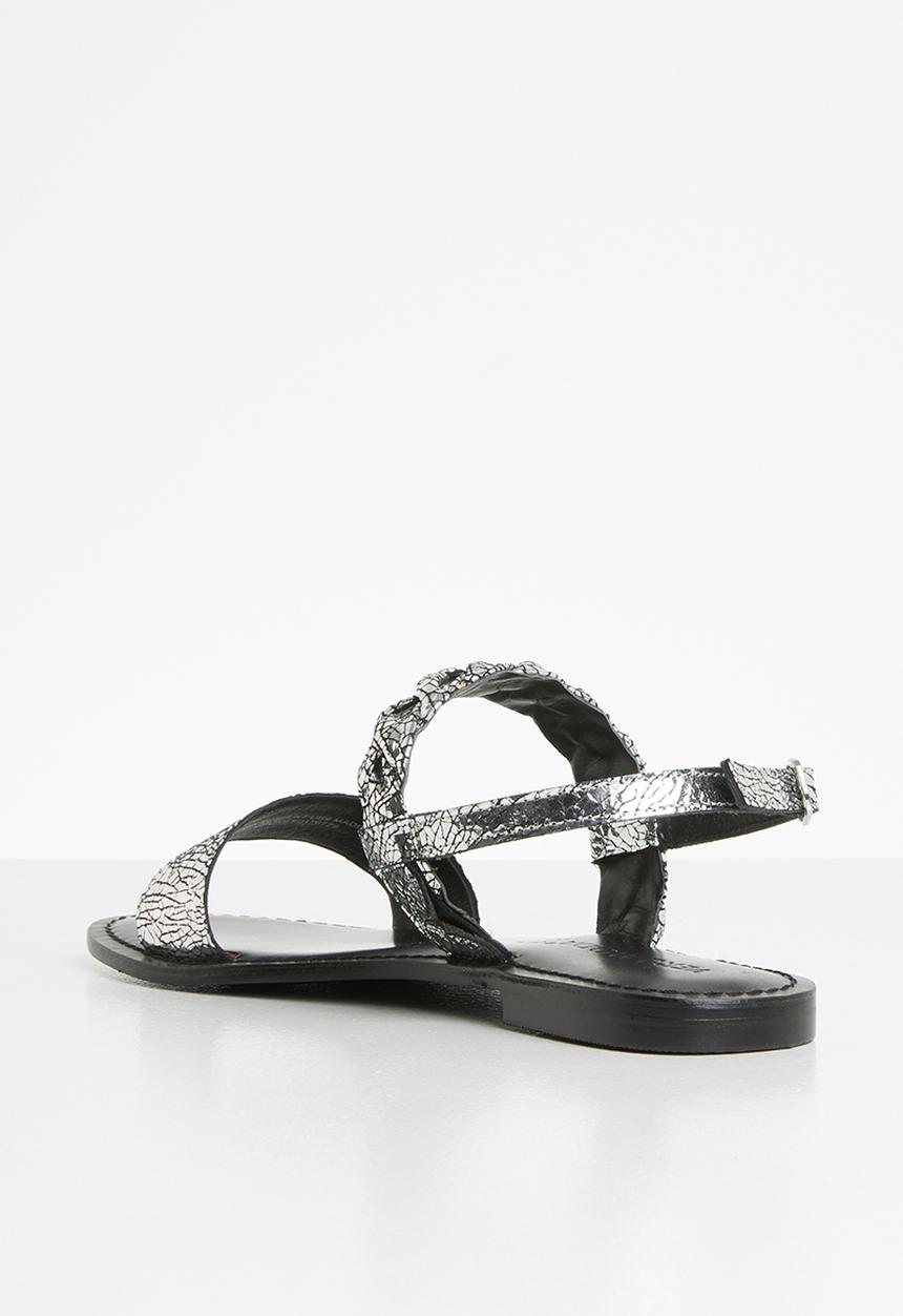 Vero Moda - Amrita leather sandal - silver