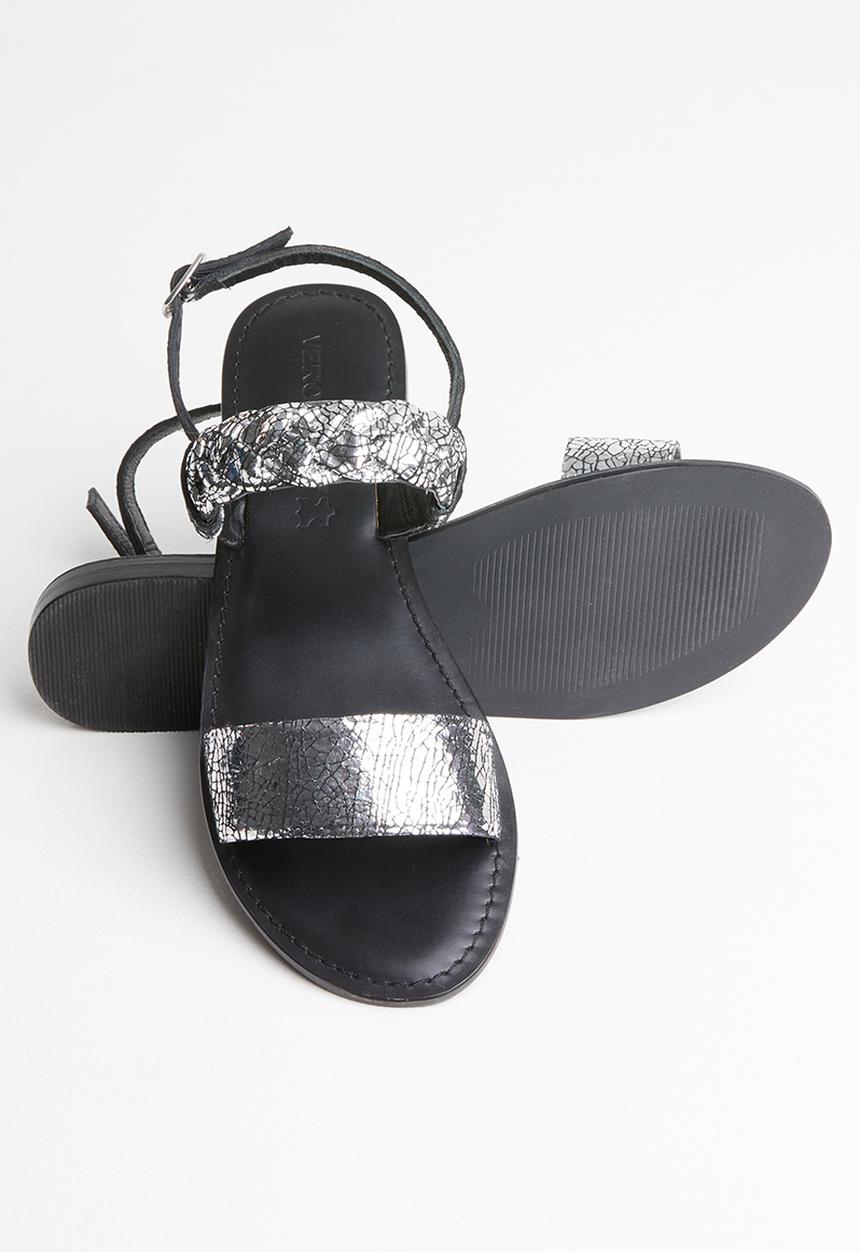 Vero Moda - Amrita leather sandal - silver