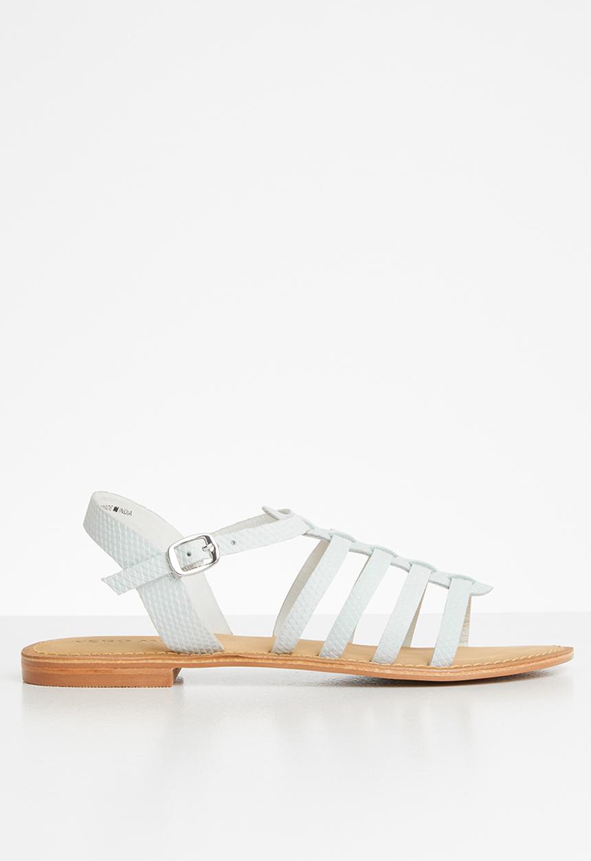 Vero Moda - Rie leather sandal - grey