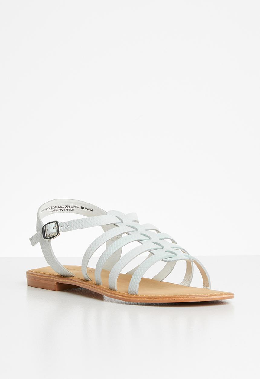 Vero Moda - Rie leather sandal - grey