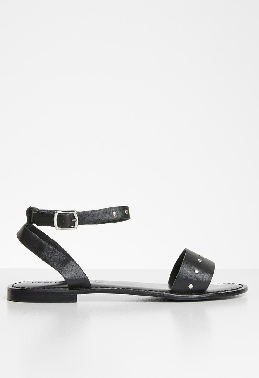 Vero Moda - Louisa leather sandal - black