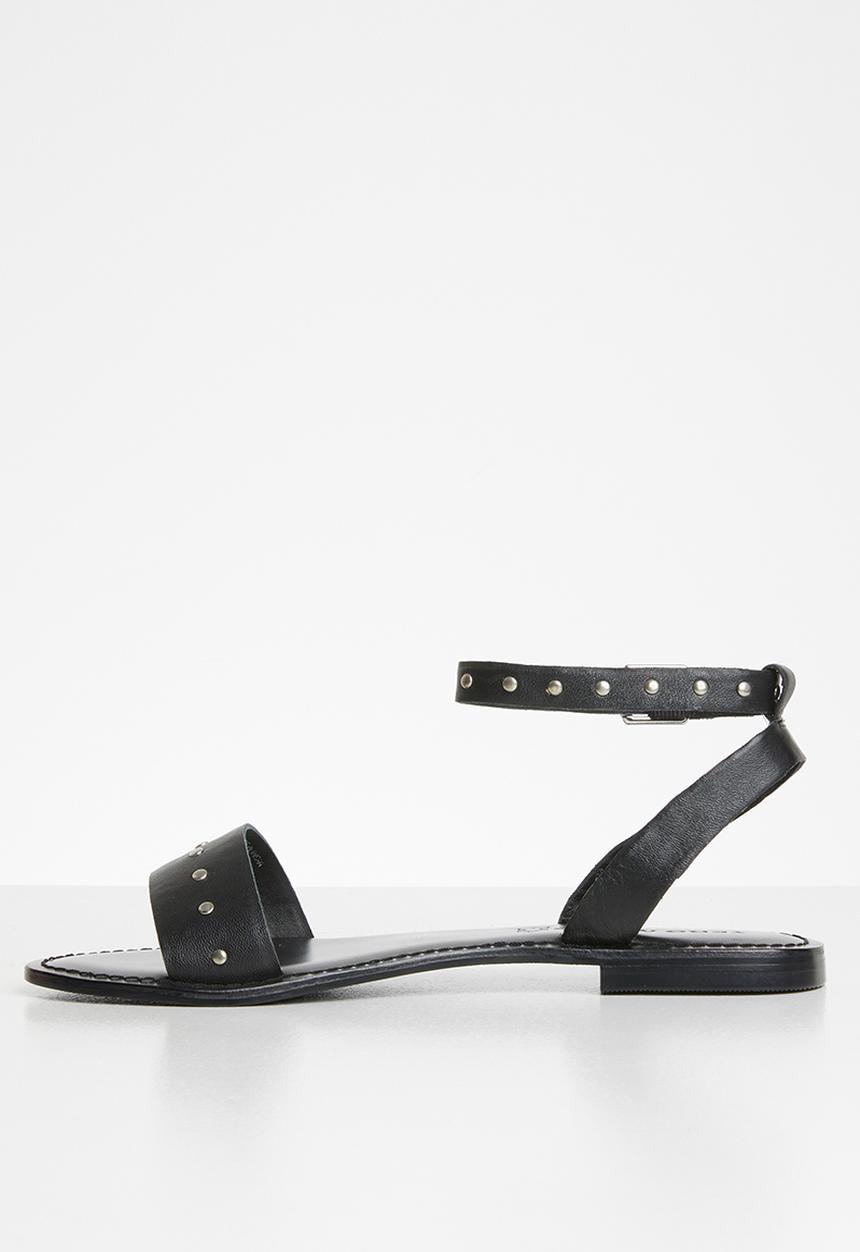 Vero Moda - Louisa leather sandal - black