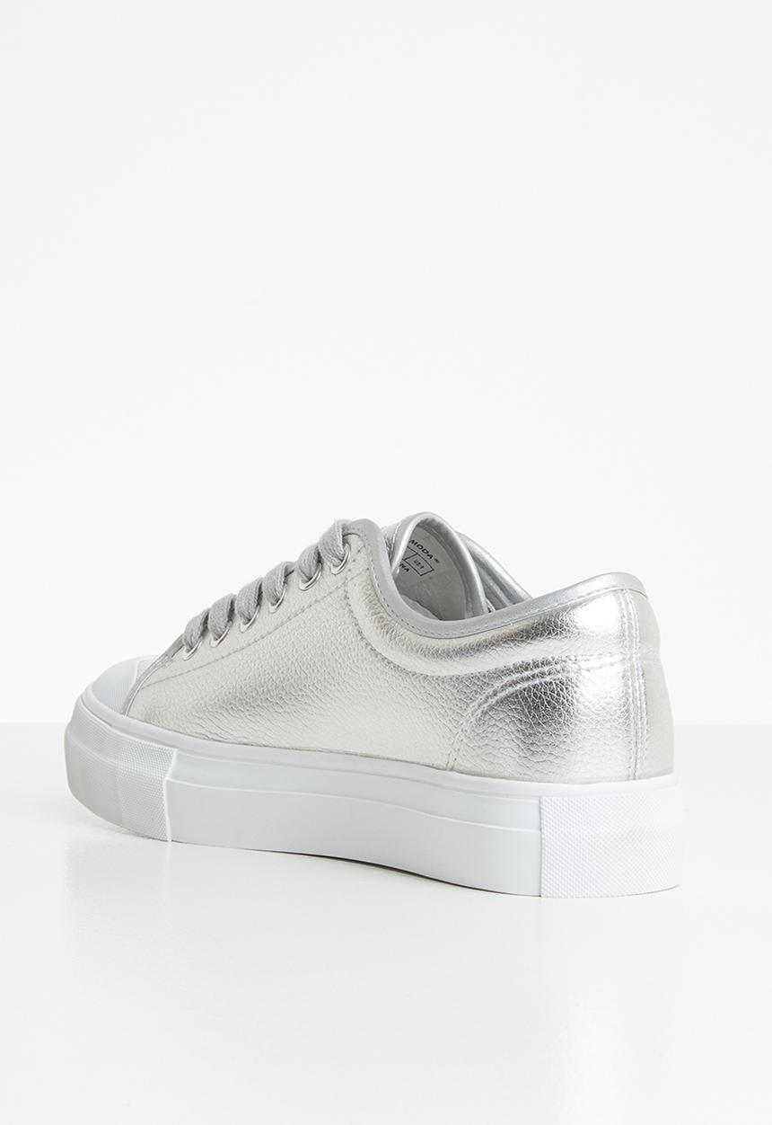 Vero Moda - Flatform sneaker - silver
