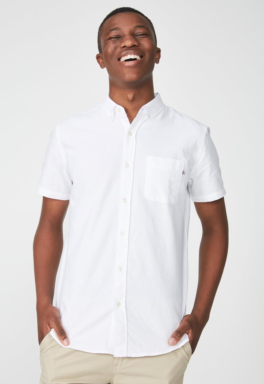 Cotton On - Vintage prep shirt - white 
