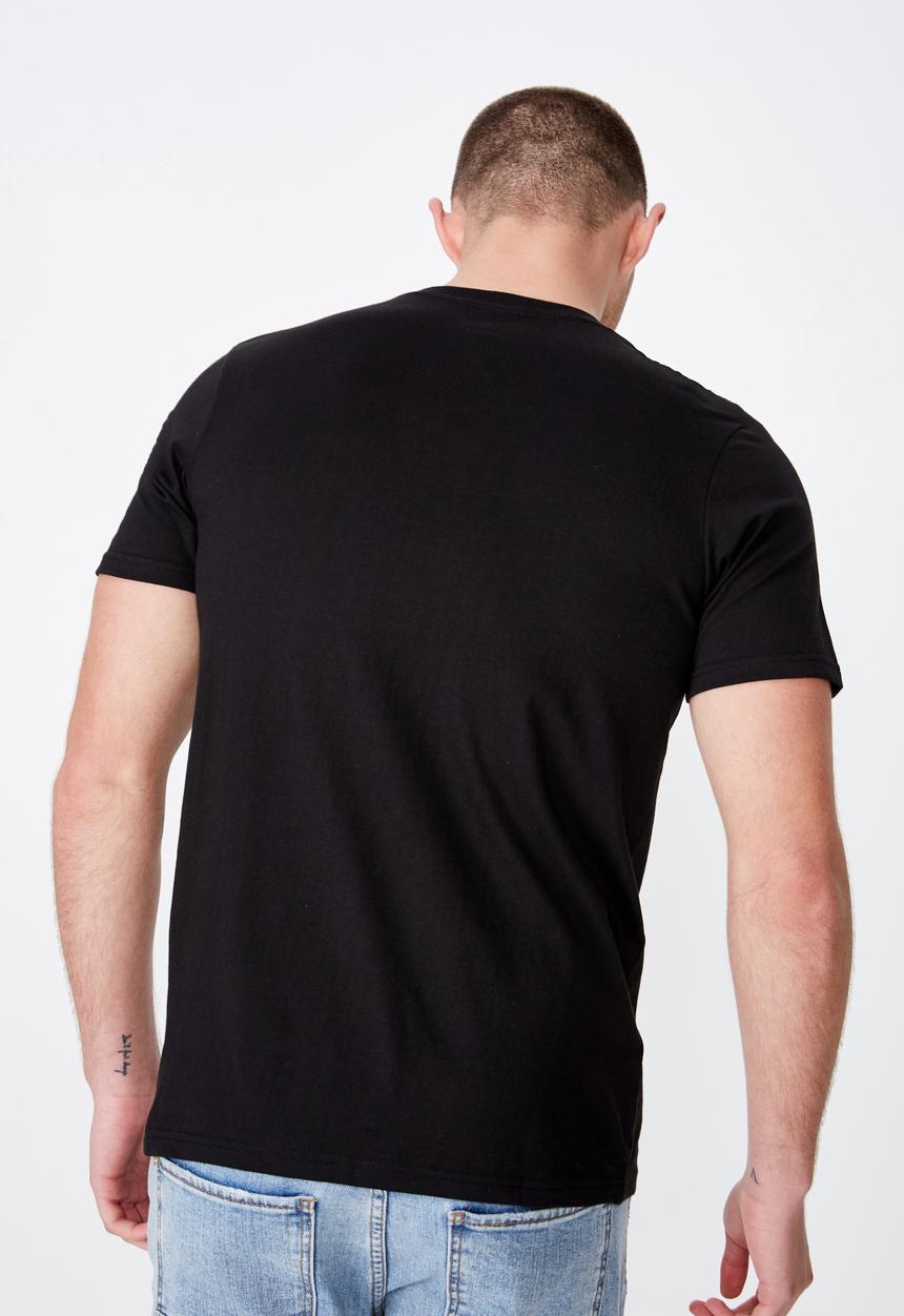 Cotton On - Tbar photo short sleeve tee - black 