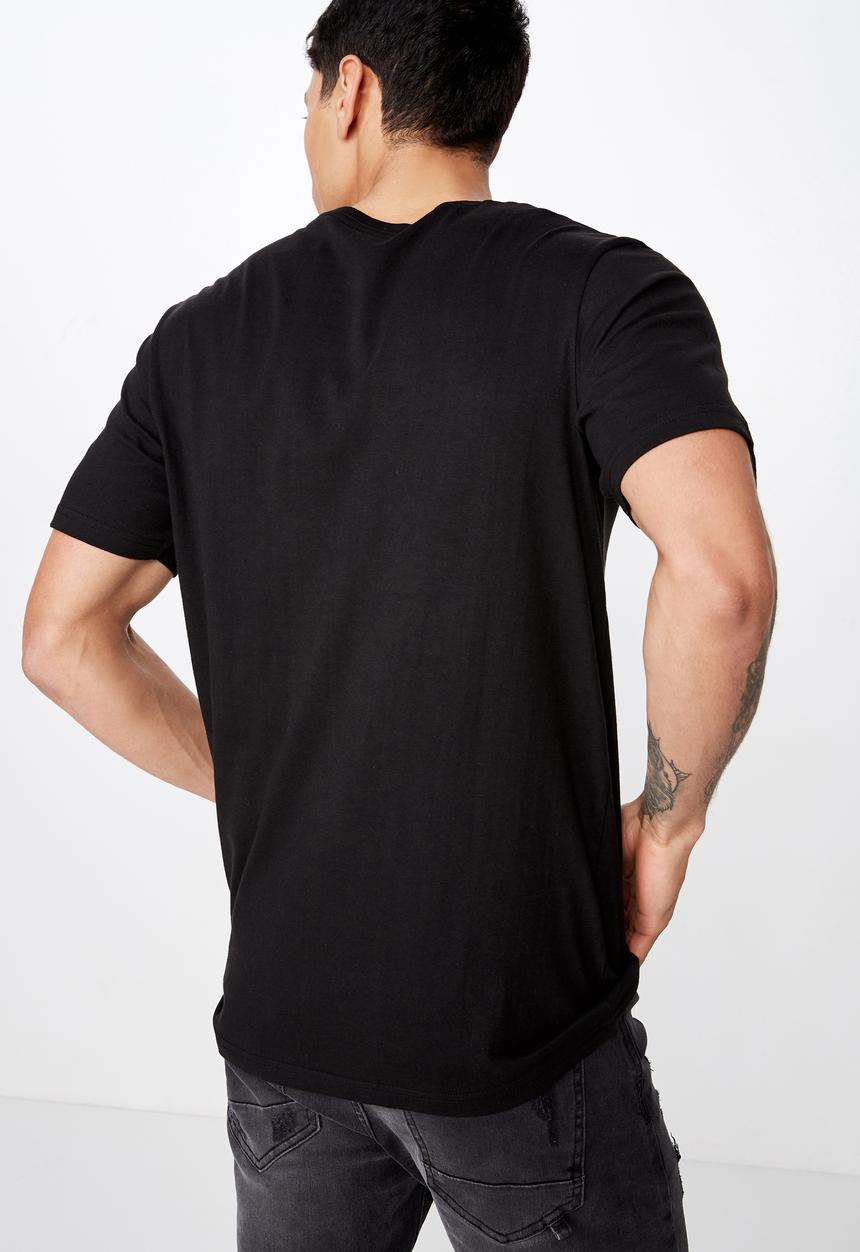 Cotton On - Tbar photo short sleeve tee - black