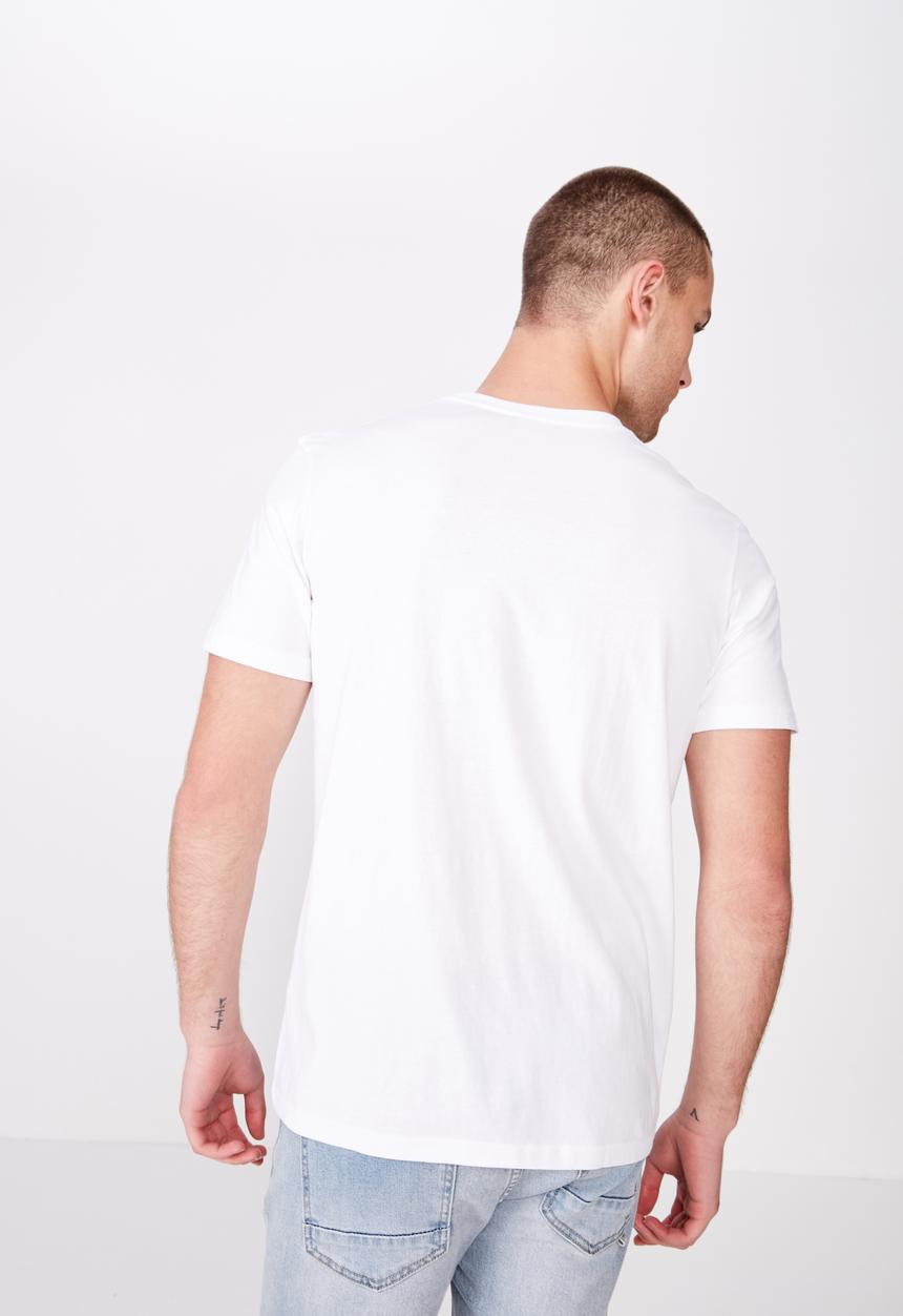 Cotton On - Tbar photo short sleeve tee - white