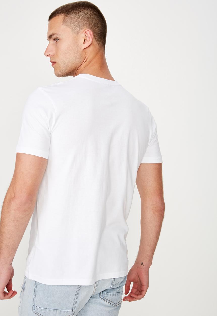 Cotton On - Tbar photo short sleeve tee - white