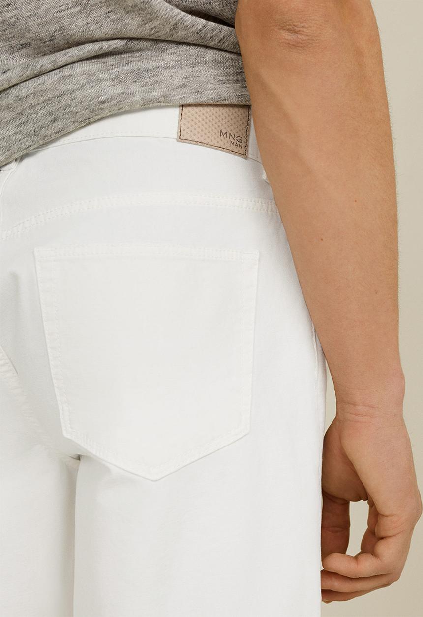 MANGO - Edorta bermuda shorts - white 