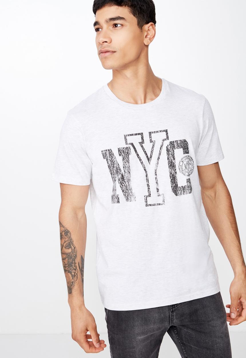 Cotton On - Tbar sport short sleeve tee - white
