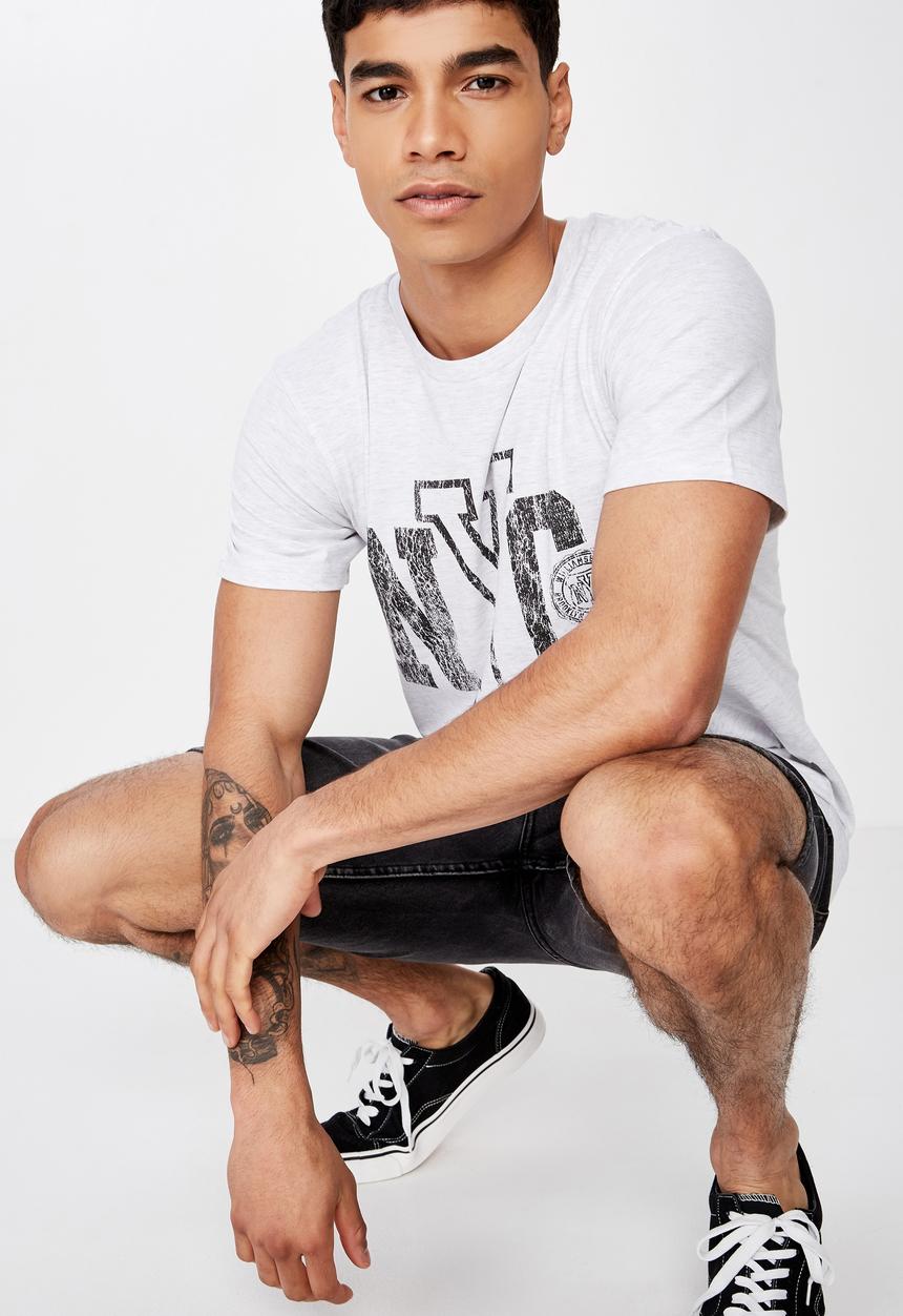 Cotton On - Tbar sport short sleeve tee - white