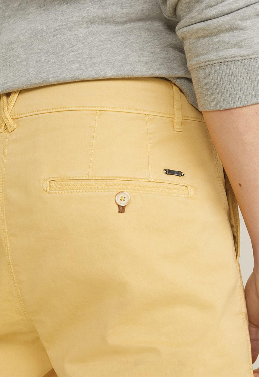 MANGO - Chino bermuda shorts - yellow