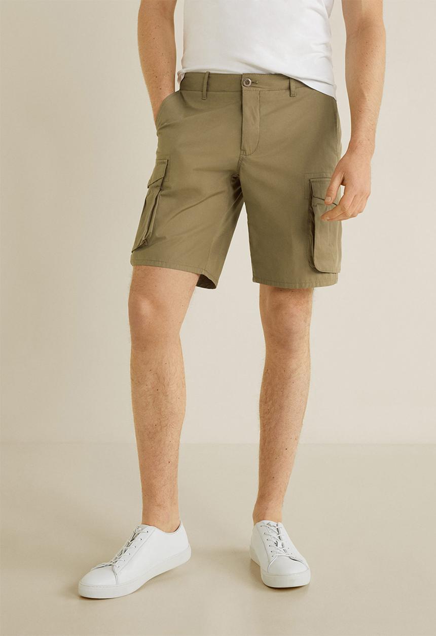 MANGO - Burke bermuda shorts - beige